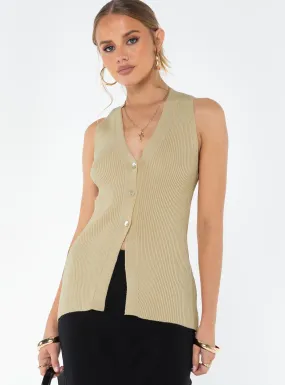 Careema Vest Top Ecru