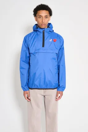 Comme des Garons Play x K-Way Leon Half Zip Jacket  Blue