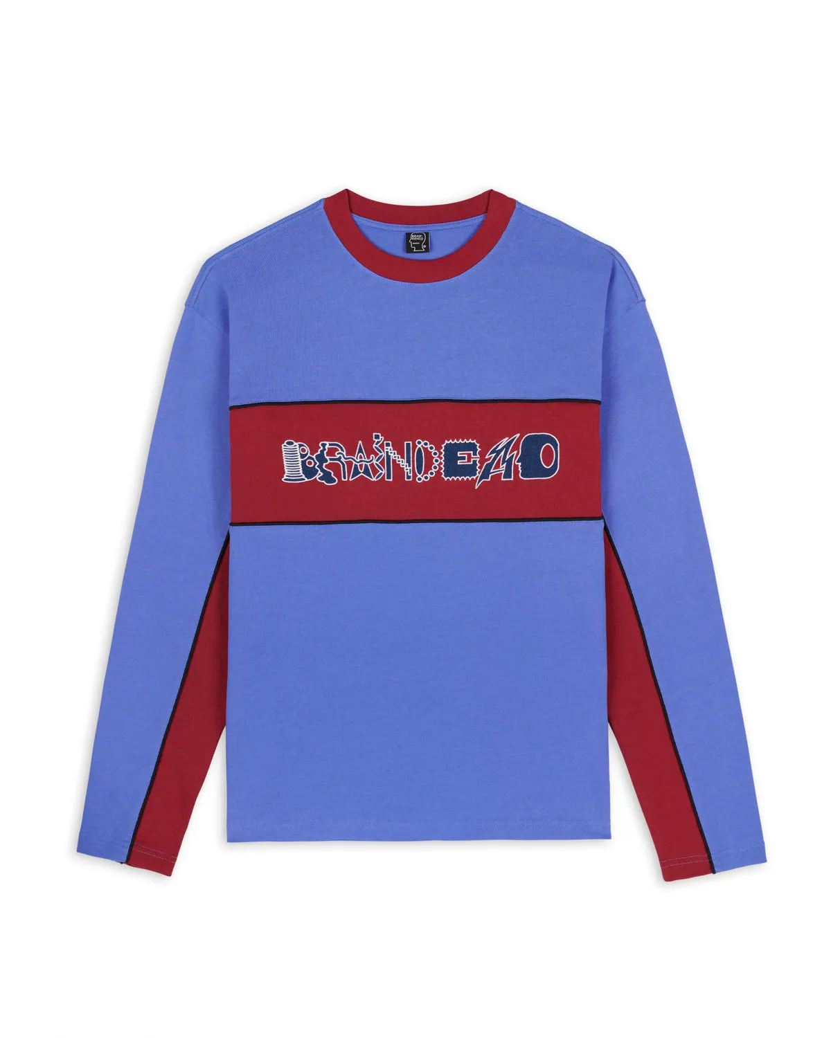 Connections Long Sleeve Football Shirt - Blue Multi