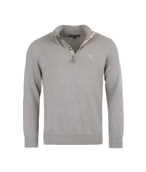 Cotton Half Zip - Grey