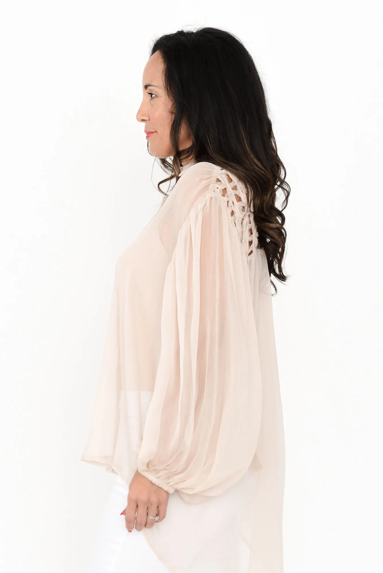 Eden Cream Collared Shirt