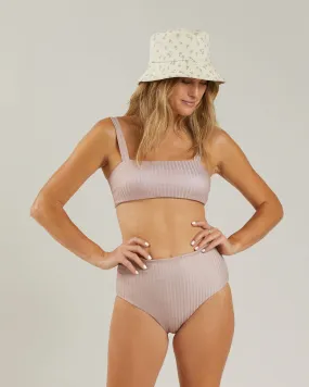 High-Waisted Bikini Bottom | Mauve