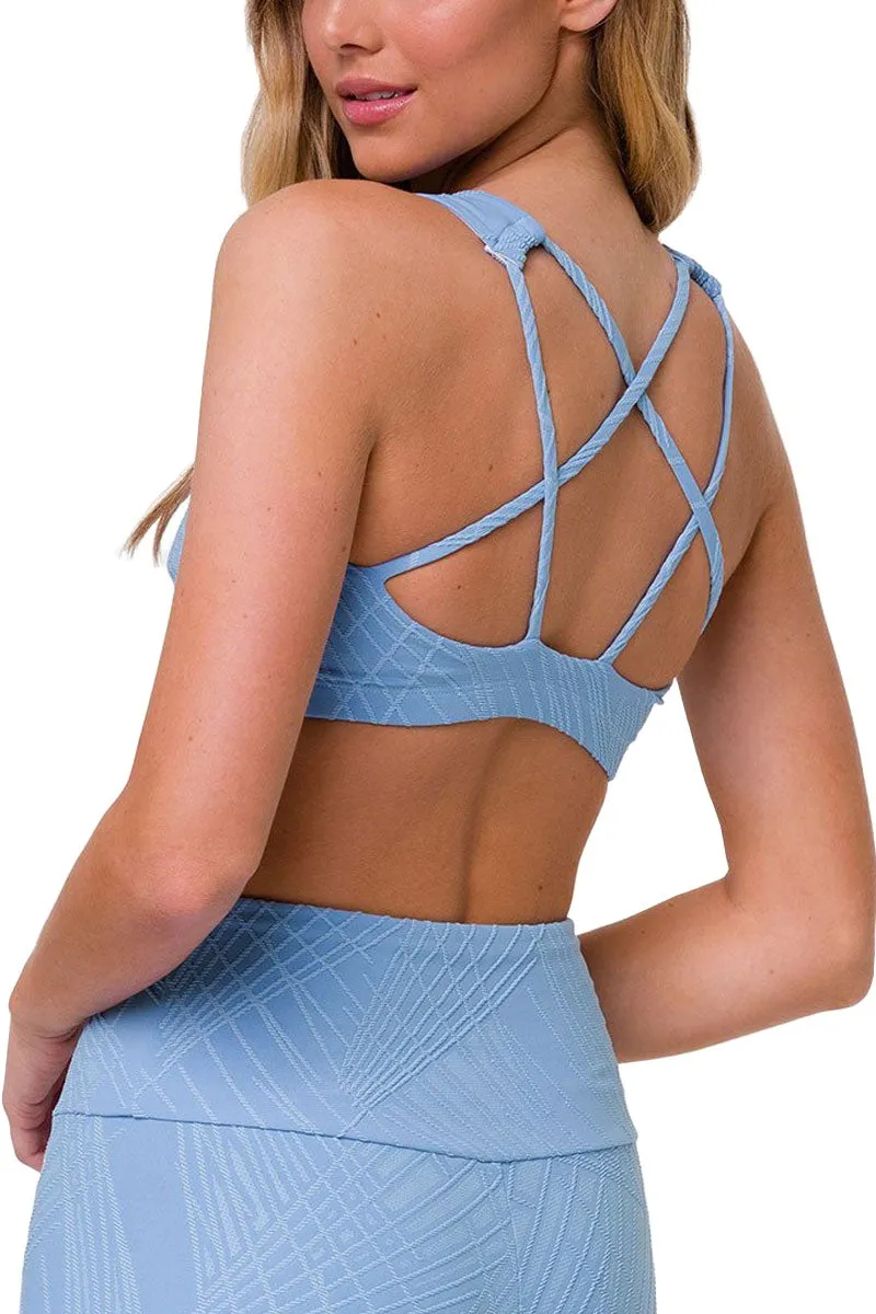 Last Chance! Onzie Hot Yoga Mudra Bra 3098 Selenite