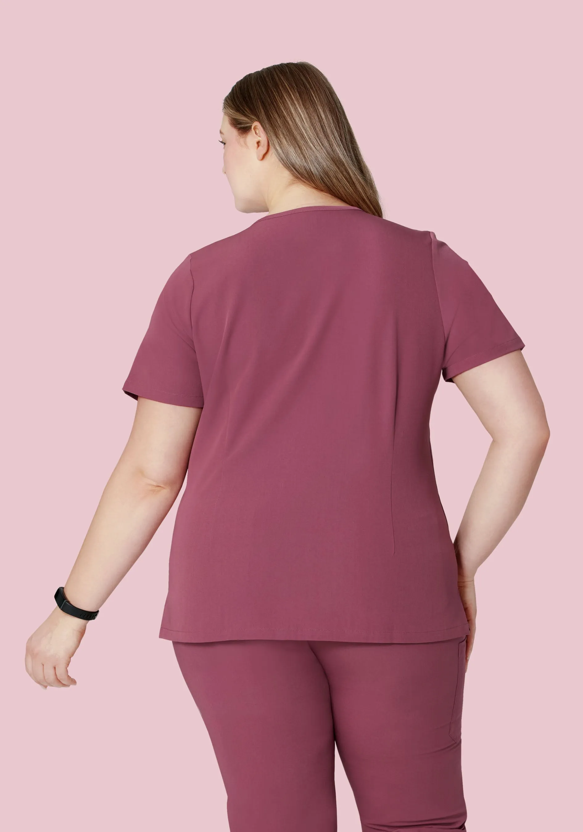 One Pocket Top Deep Mauve