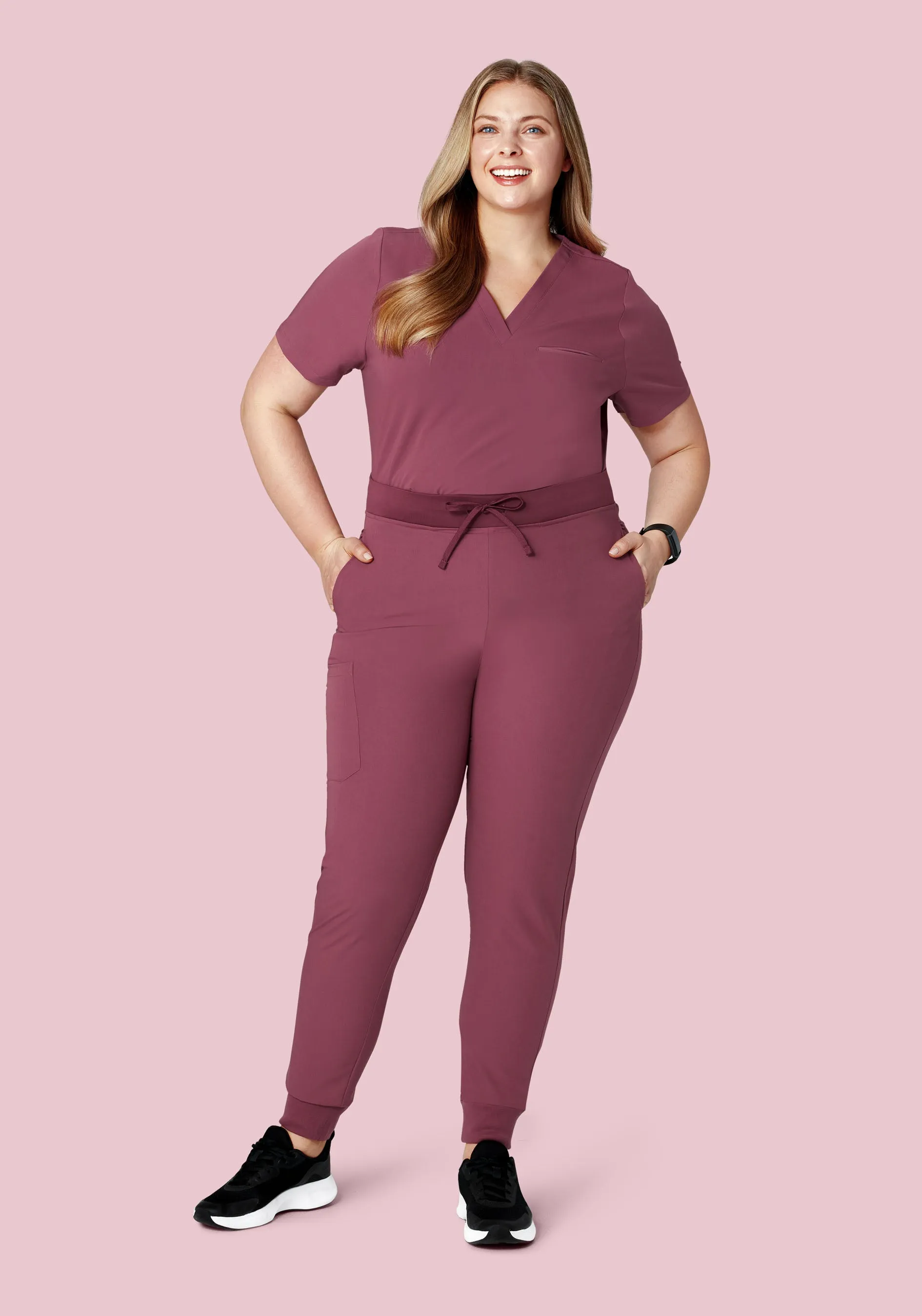 One Pocket Top Deep Mauve