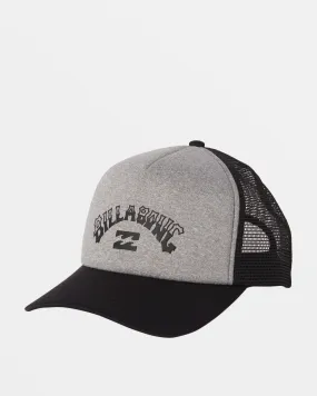 Podium Trucker Hat - Grey Heather