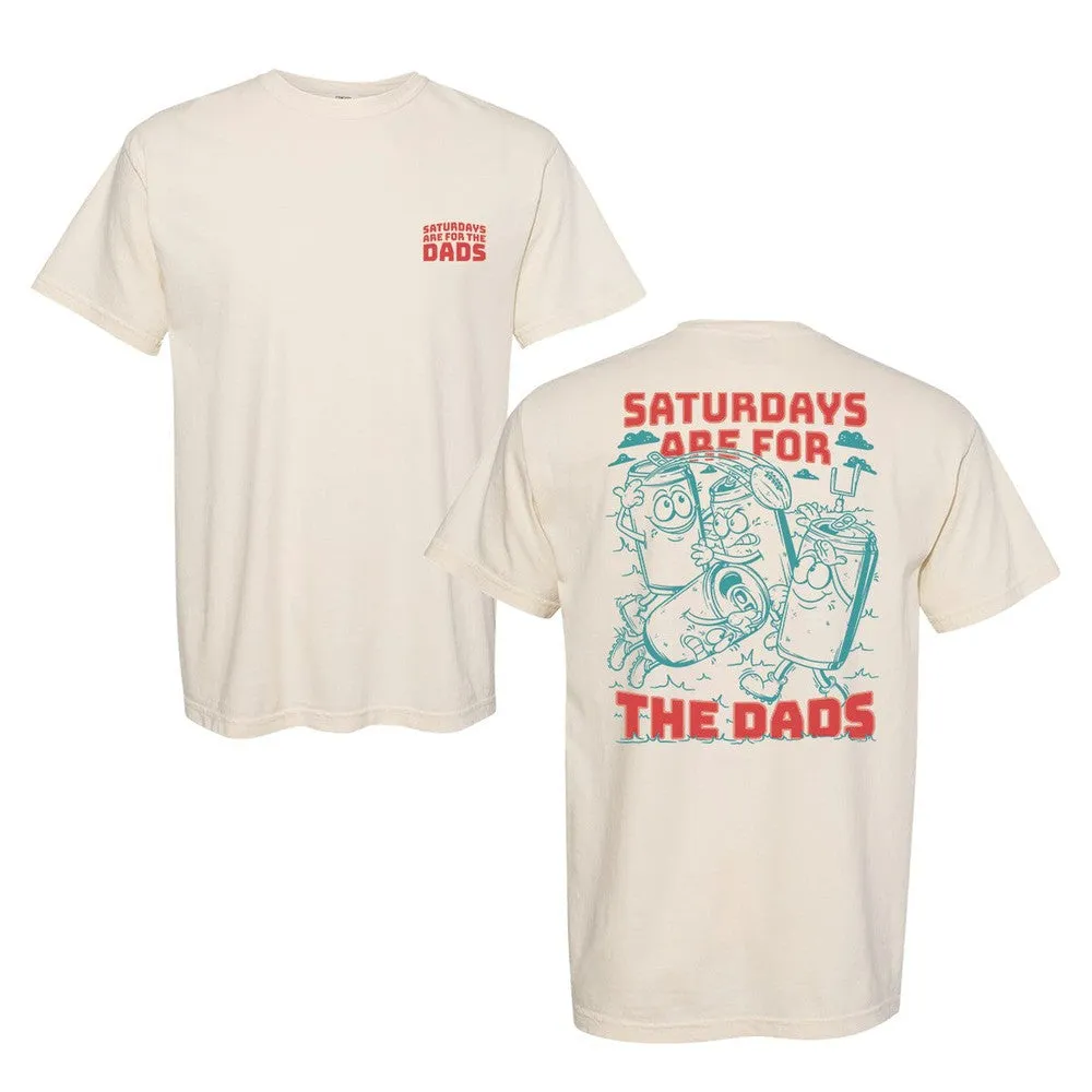 Saturdays Are For The Dads Football Tee