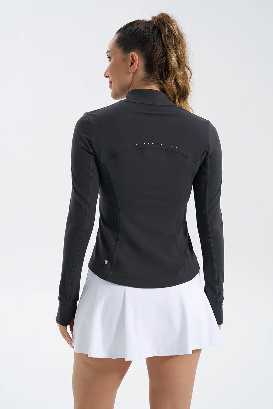 Slim-Fit Athletic Jacket | Full-Zip with Pockets