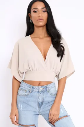 Stone Plunge Crop Top - Suzanne