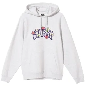 Stussy Collegiate Floral Hoodie Ash