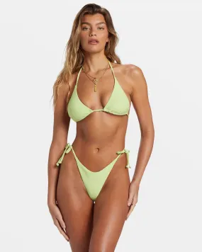 Tanlines Multi-Way Triangle Bikini Top - Lime Zest