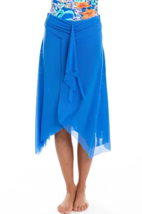 Togs Mesh Cover-up Frill Skirt SD14TH Cornflower