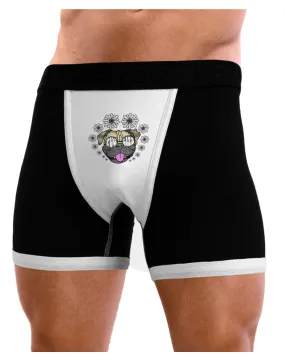 TooLoud Pug Life Hippy Mens Boxer Brief Underwear