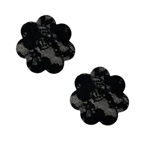 Vogue Black Lace Back To BAEsics Petal  Nipple Cover Pasties