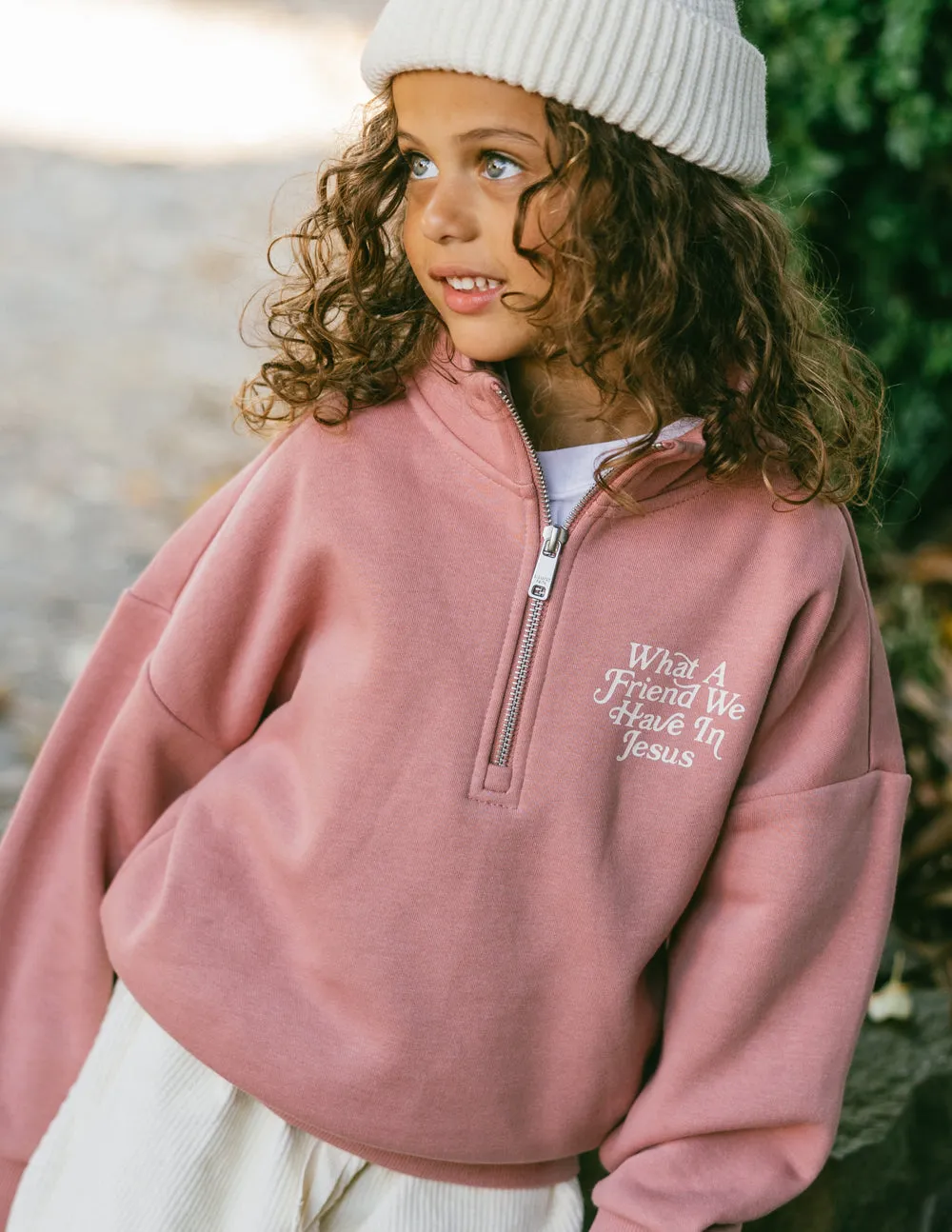 What a Friend in Jesus Kids Half-Zip