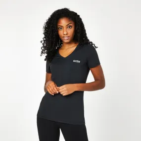 Women's V-Neck Mesh Tee